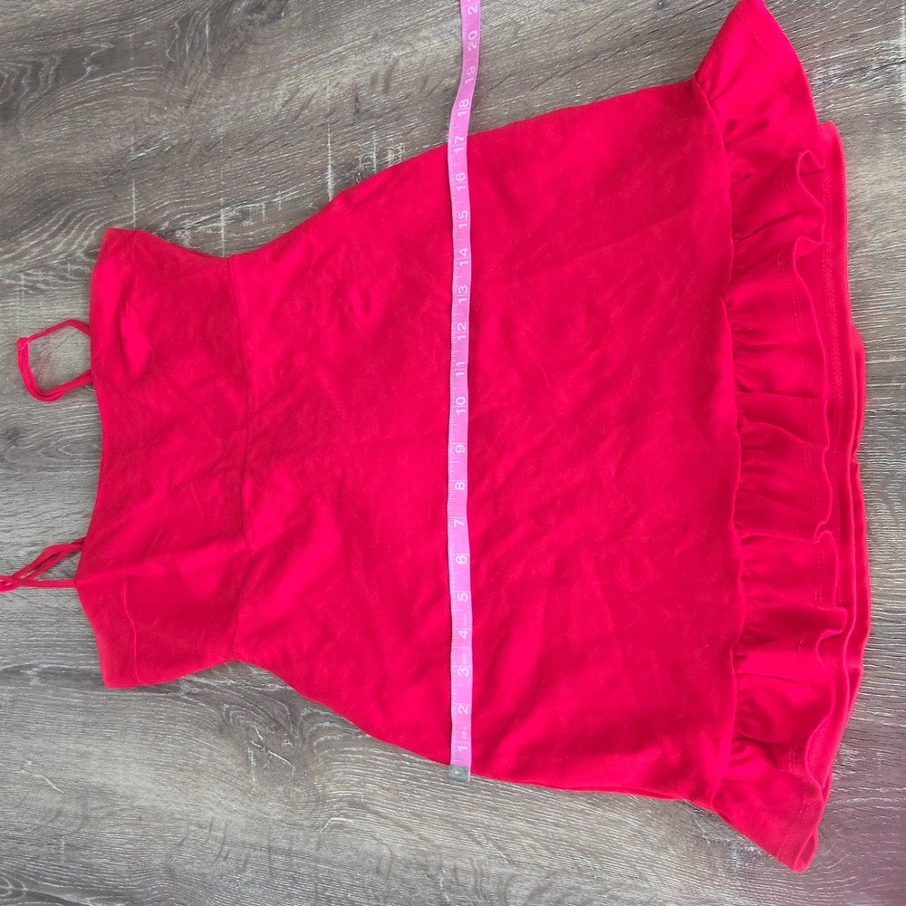 LULUs Spoonful of Sass Red Ruffled Bodycon Mini Dress Small - Picture 5 of 10